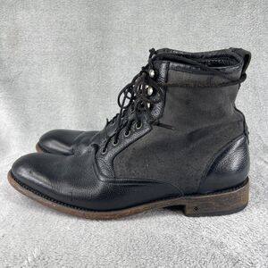 John Varvatos Collection Bowery Spectator Lace Boots Mens Size 9.5 Made in Italy